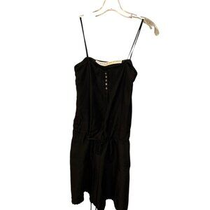 LERARIO BEATRIZ black spaghetti strap sun dress 4